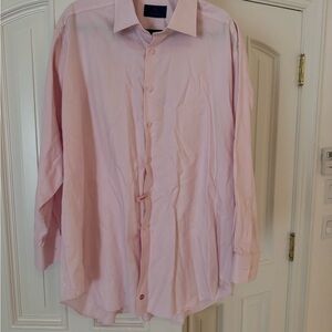 David Donahue Light Pink Dress Shirt